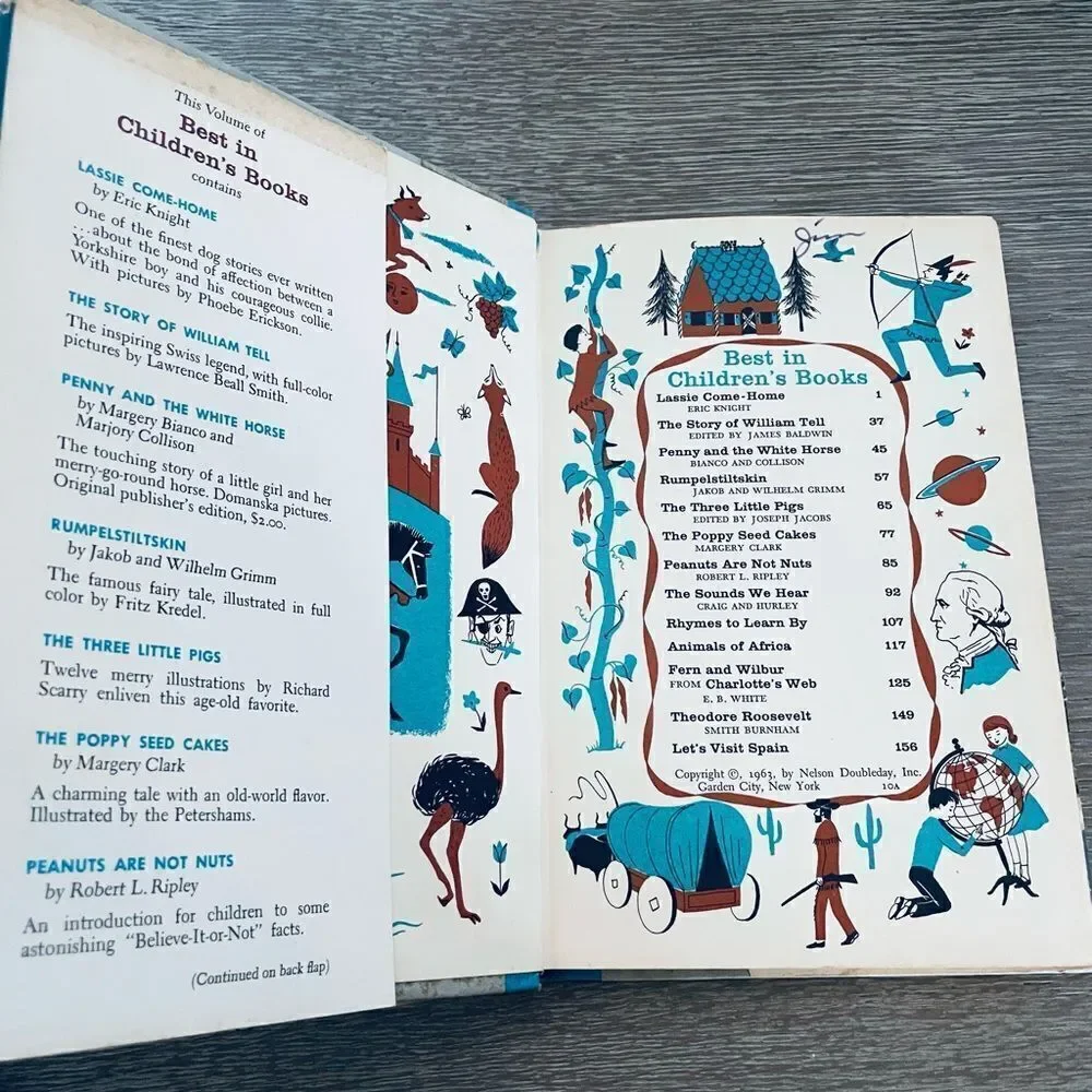 Best in Children’s Books Classic Vintage Kids Storybook